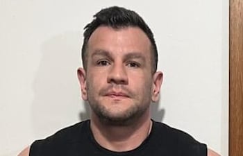 Luis María Sarubbi Duarte, supuesto narcopiloto capturado por la Policía.