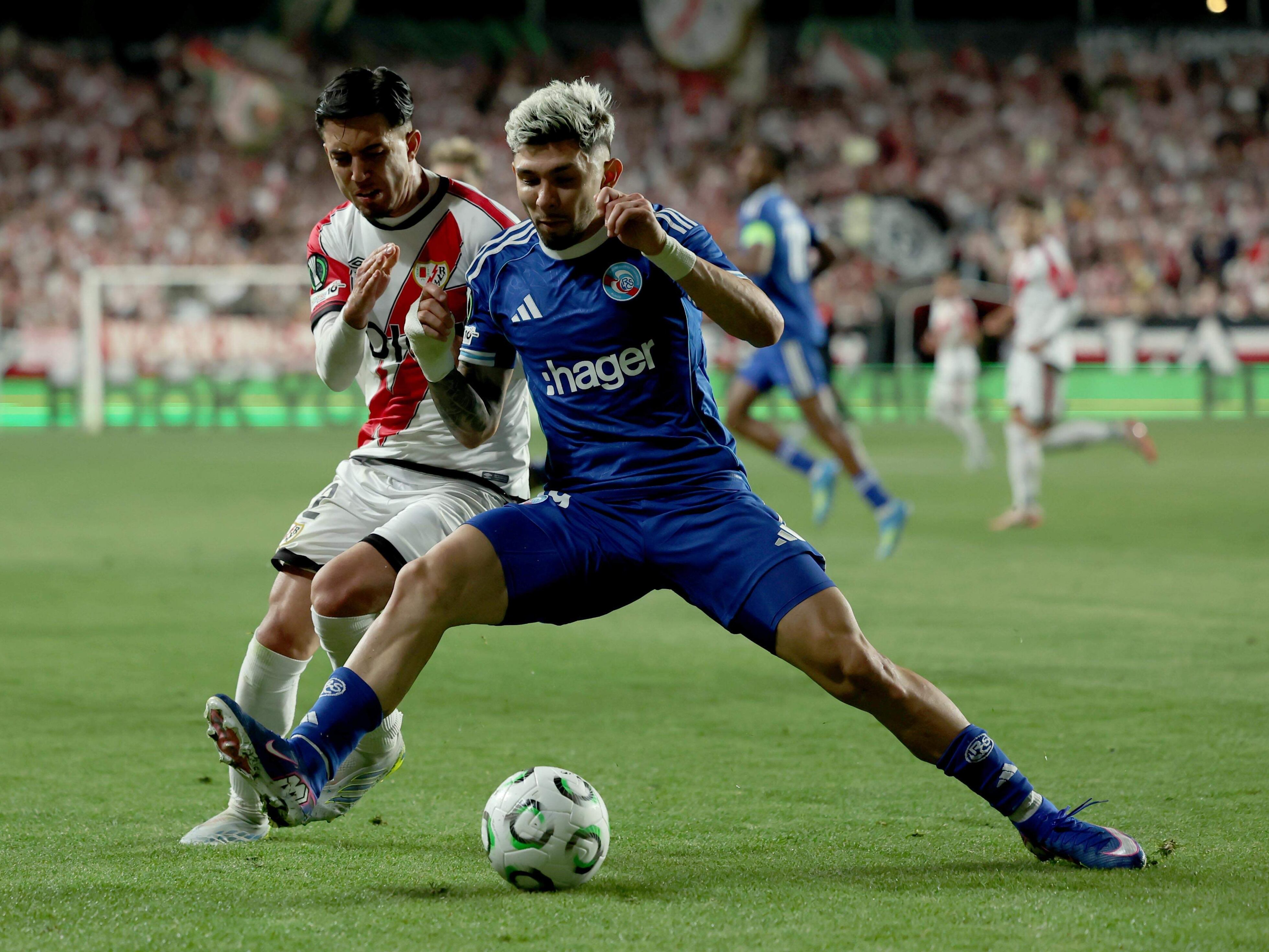 Racing de Estrasburgo busca remontar ante Rayo Vallecano en Conference League