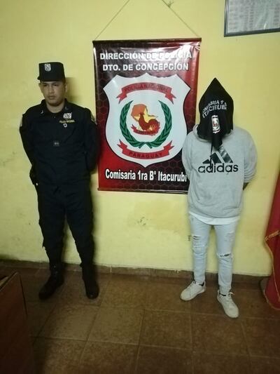 Claudelino Cohene Chávez, detenido ayer en Belén.