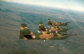 Tres aviones Tucano, de la escuadrilla "Omega" de la Fuerza Aérea Paraguaya, fueron empleados para interceptar al narcoavión. (Imagen ilustrativa).