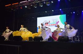Anoche arranco la expo y el festival en el marco de los festejos patronales de la ciudad de Villa Elisa.