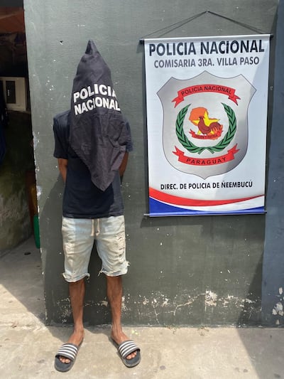 ¿Alfredo Ramón Insfrán, detenido.