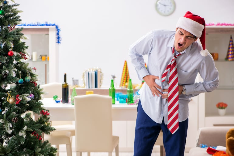 La temporada de fiestas de diciembre suele tener como consecuencia resaca e indigestión estomacal.