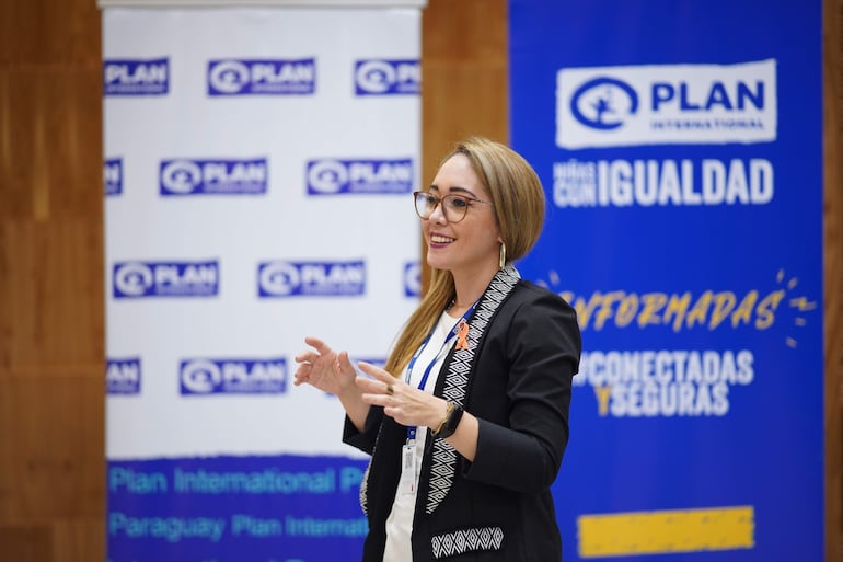 Noelia Errecarte, representante de Plan Internacional Paraguay.