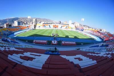 Vista del estadio Félix Capriles de la ciudad de Cochabamba.