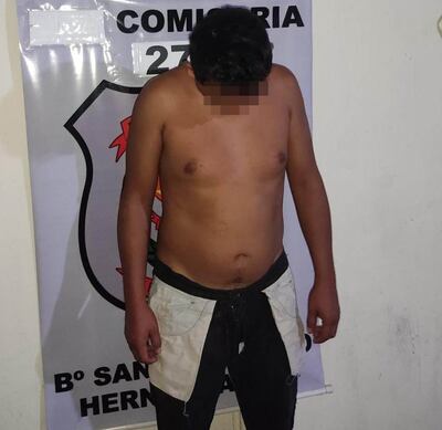 El presunto violador quedó detenido a disposición del Ministerio Público.