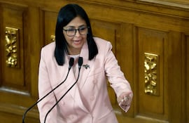 Delcy Rodríguez, vicepresidenta de Venezuela.