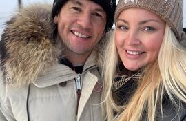 ¡Hermosa pareja! Nelson y Tynka Haedo Valdez ya llevan 21 años juntos.