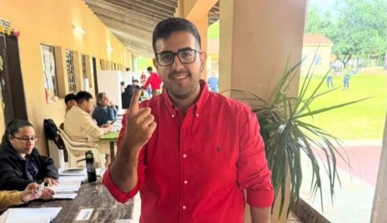 El intendente electo de Sapucái, Ariel “Lilo” Monges (ANR-HC).