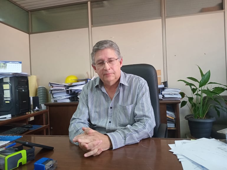 Antoliano Benítez, director de Obras Municipales de Asunción.