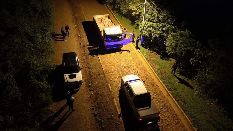 Operativo contrabando de cerdos