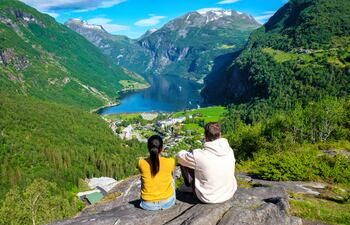 Geirangerfjord, Noruega.