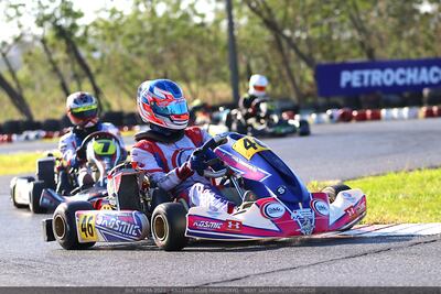 Alejandro Samaniego (46) se impuso en la Rotax Senior Max, por delante de Fernando González y Franco Yaluk.