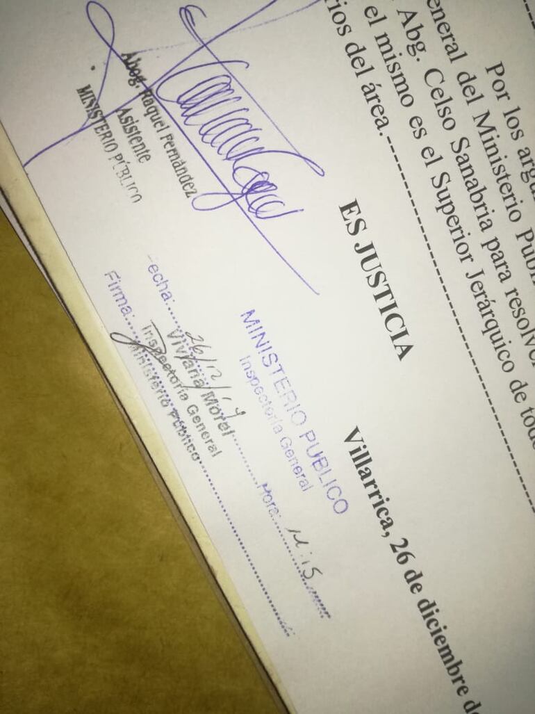 La denuncia ya ingresó a inspectoría del  Ministerio Público, pero no  quieren recibirla en Mesa de Entrada.