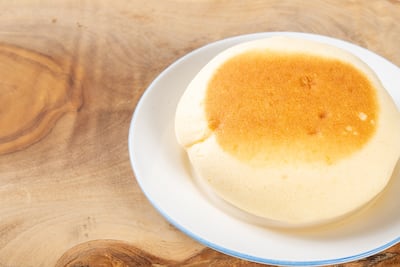 Soufflé japonés de yogur, imagen ilustrativa.