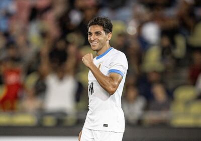 Juan Manuel Sanabria (25 años), autor de uno de los goles de la selección uruguaya.