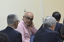 Óscar Venancio Núñez Giménez, exgobernador de Presidente Hayes, durante la lectura de sentencia.