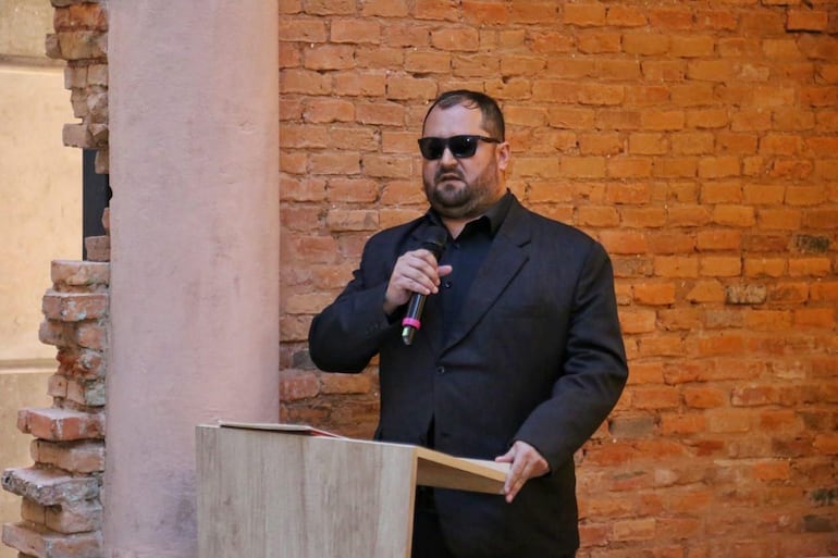 Alexis Manuel Duarte Vidallet, presidente de la Unión Nacional de Personas con Discapacidad Visual.