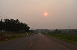La polución del aire era visible a simple vista, lo que afecta tanto la visibilidad como la salud pública.