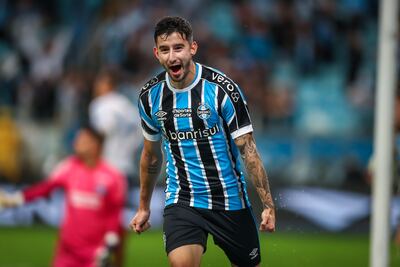 Mathías Villasanti grita su sexto gol en el año