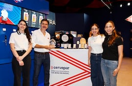 Equipo de Cervepar: Nicole Cubells, Albert Simón, Leticia García y Gabriela Grance.