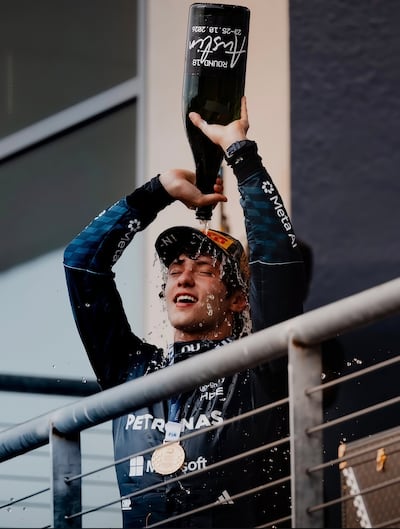 El italiano Andrea Kimi Antonelli (20 años) es el monarca del el Gran Premio de Estados Unidos.