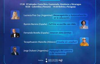 Estos son los cinco conferencistas del III Congreso de Maestr@s Conectad@s.