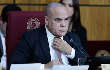 El presidente de la Cámara de Senadores de Paraguay, Basilio Núñez. EFE/Juan Pablo Pino