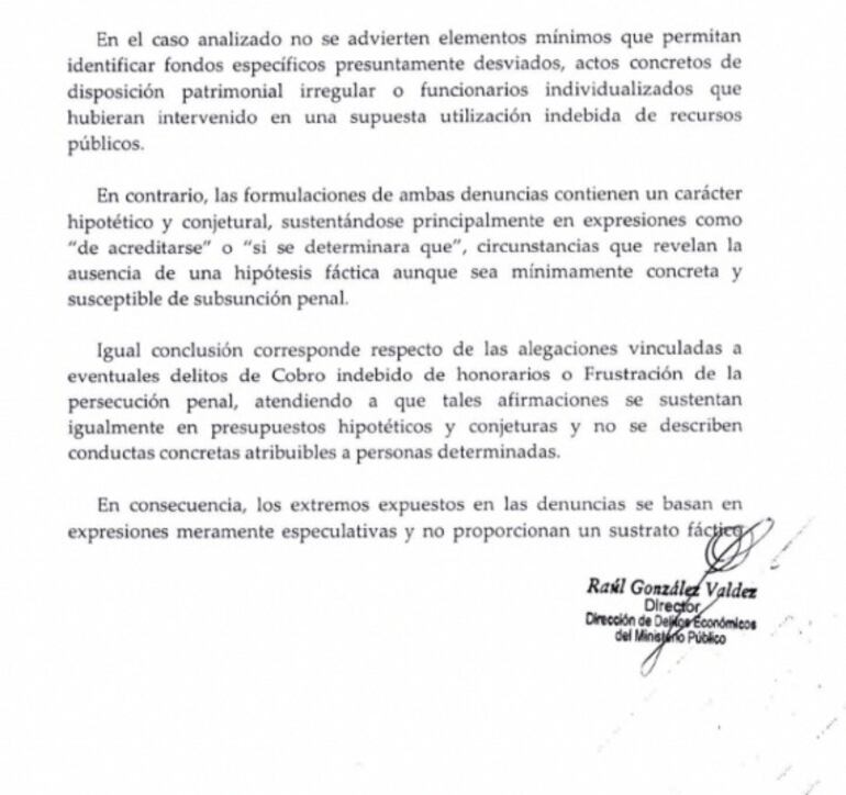 El intento de Machuca de ocultar información ocurrió el día previo a su salida.