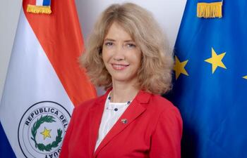Katja Afheldt, embajadora de la Unión Europea (UE) en Paraguay.