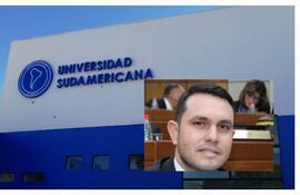 Fachada actual de la sede de la Universidad Sudamericana en Pedro Juan Caballero.