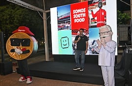 Guillermo Biedermann, director de South Food, lideró la presentación de la nueva imagen de Pizza Hut.