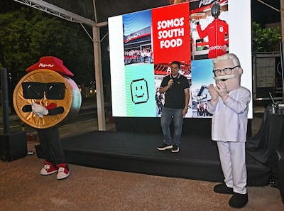 Guillermo Biedermann, director de South Food, lideró la presentación de la nueva imagen de Pizza Hut.
