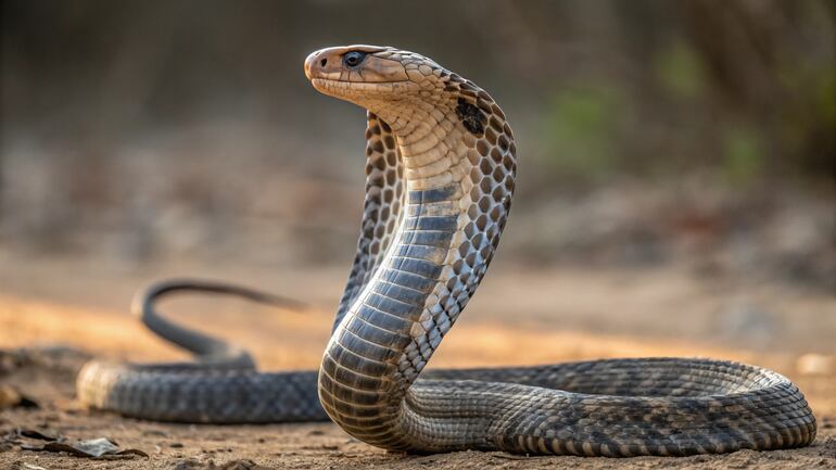 Serpiente cobra.