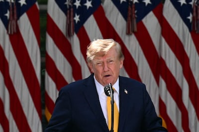 Donald Trump, presidente de los Estados Unidos.