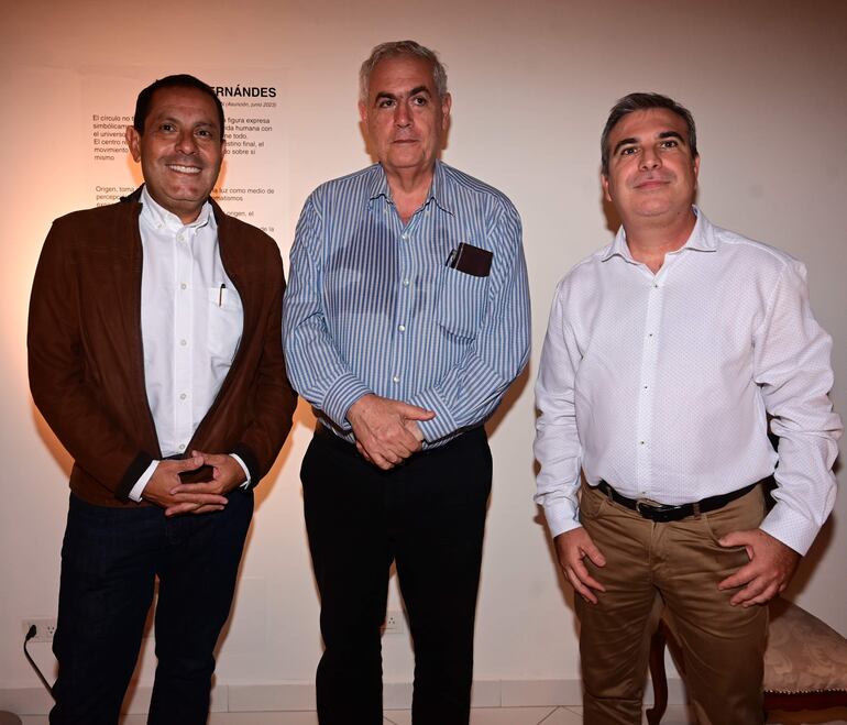 Jaime Errazurriz, Juan Luis Herrero y Fernando Talavera.