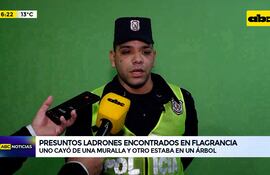 Video: Presuntos ladrones encontrados en flagrancia