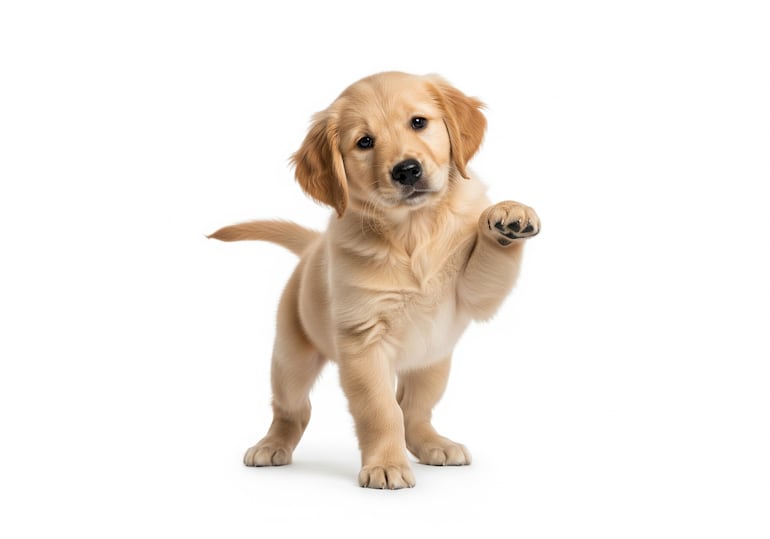 Cachorro de la raza golden retriever.