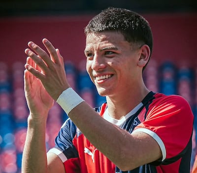 Carlos Rubén Chena Báez, futbolista caacupeño de Cerro Porteño, nacido el 27 de abril de 2007.