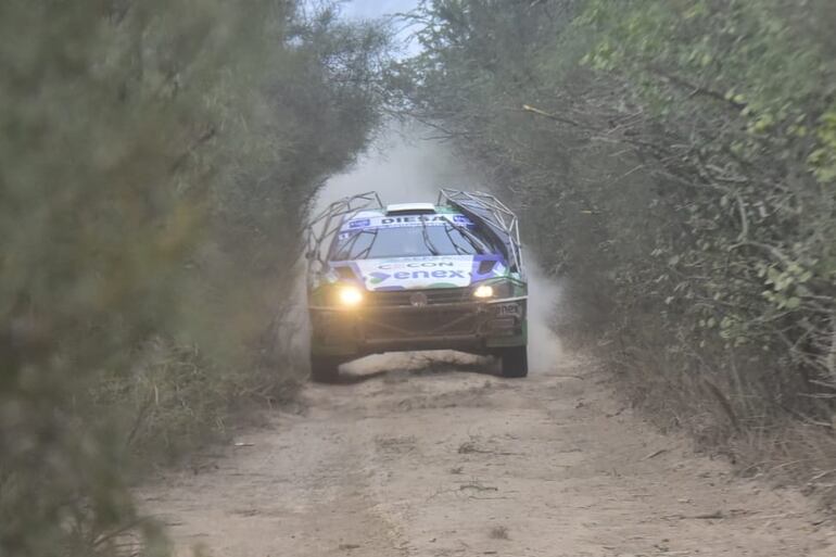 La Etapa 1 del Transchaco Rally 2023 en el Departamento de Boquerón.