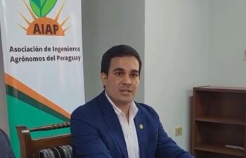 Ing. Agr. Víctor Miranda Cáceres, titular de la AIAP.