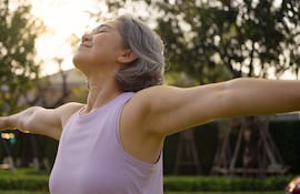 Mujer en la menopausia.