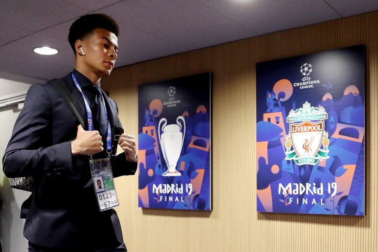 Dele Alli, jugador inglés. 