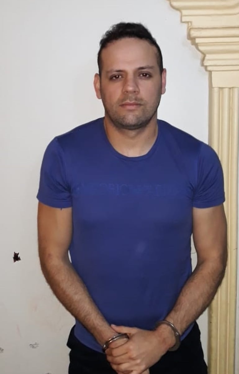 Reinaldo Javier Cabaña Santacruz, alias Cucho, preso.
