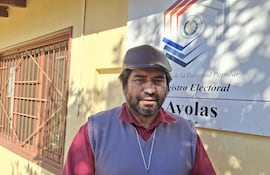 Abogado Gabriel Alfonzo, precandidato a intendente de Ayolas por el movimiento interno del Partido Colorado, Fuerza Republicana.