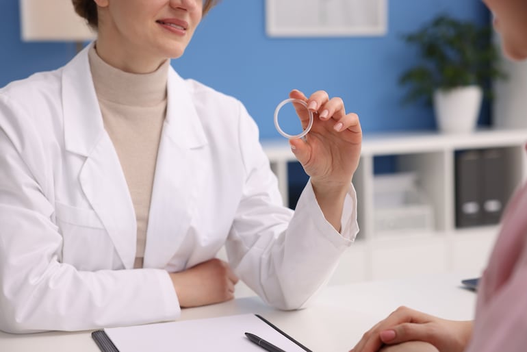 Anillo vaginal anticonceptivo.