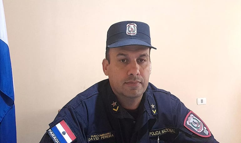 Subcomisario David Pereira, subjefe de la Comisaría 7ma.