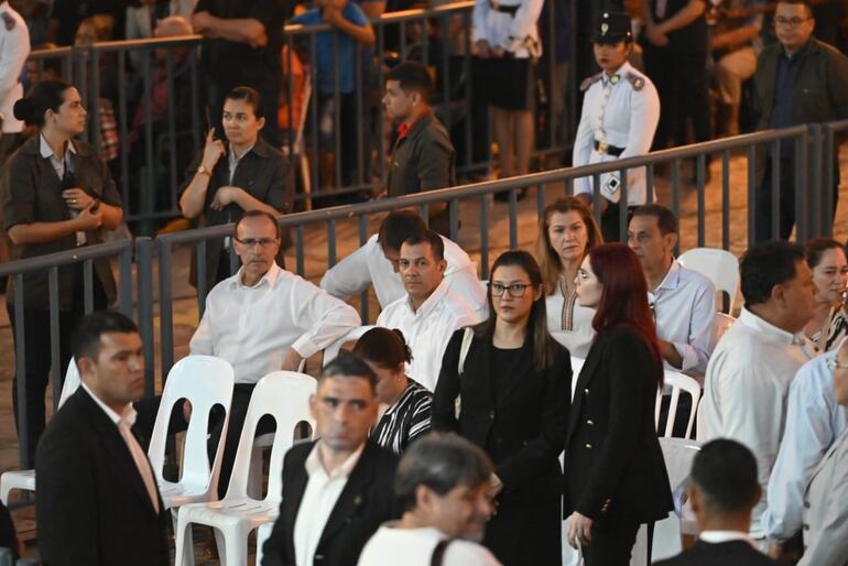 Ministro de Defensa, Óscar González, en la misa de Caacupé.