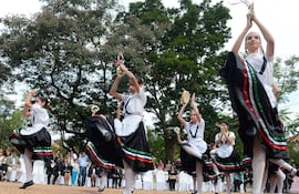Fotografía de archivo: actividades por la Fiesta Italiana en Paraguay.