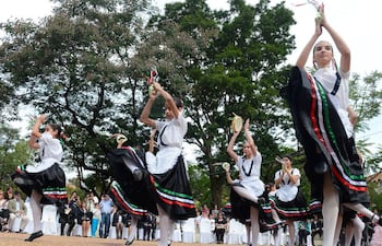Fotografía de archivo: actividades por la Fiesta Italiana en Paraguay.